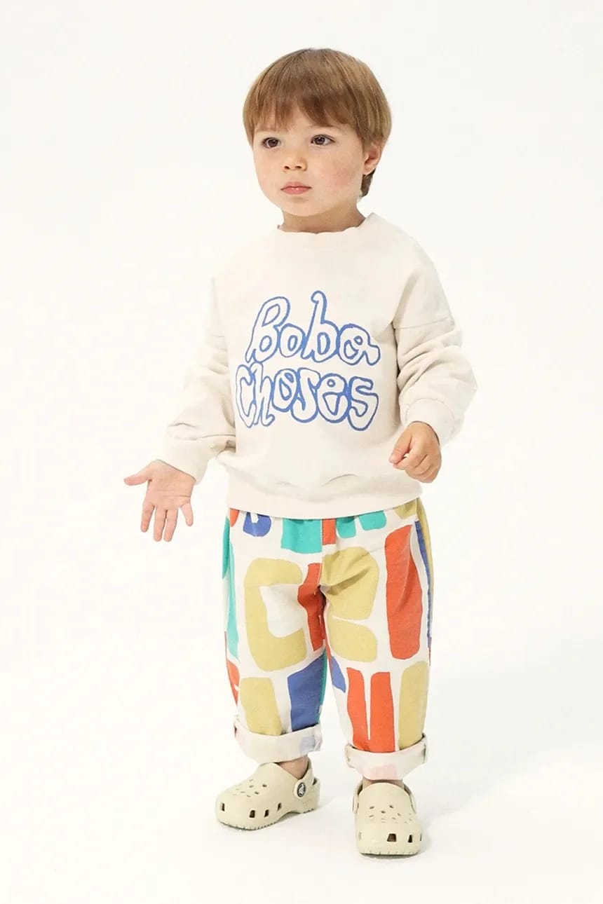 Хлопковая детская толстовка Bobo Choses By Hand