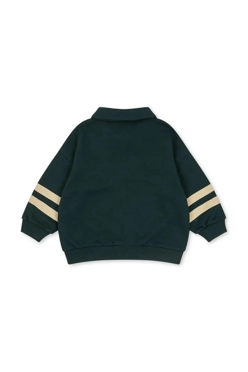 Детская толстовка из хлопка DOGGY HALF ZIP POLO OCS - фото 3