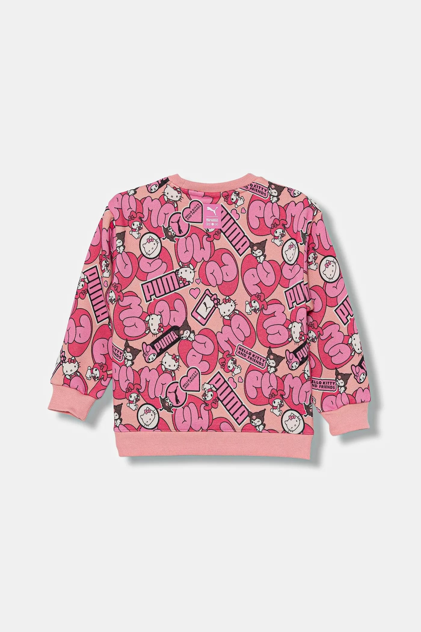 Детская толстовка Puma X HELLO KITTY & FRIENDS Relaxed AOP Crew FL - фото 2