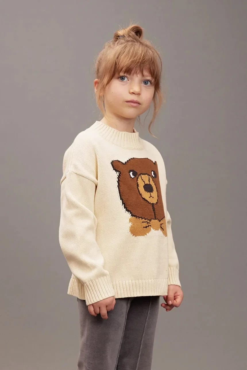 Детский хлопковый свитшот Bear