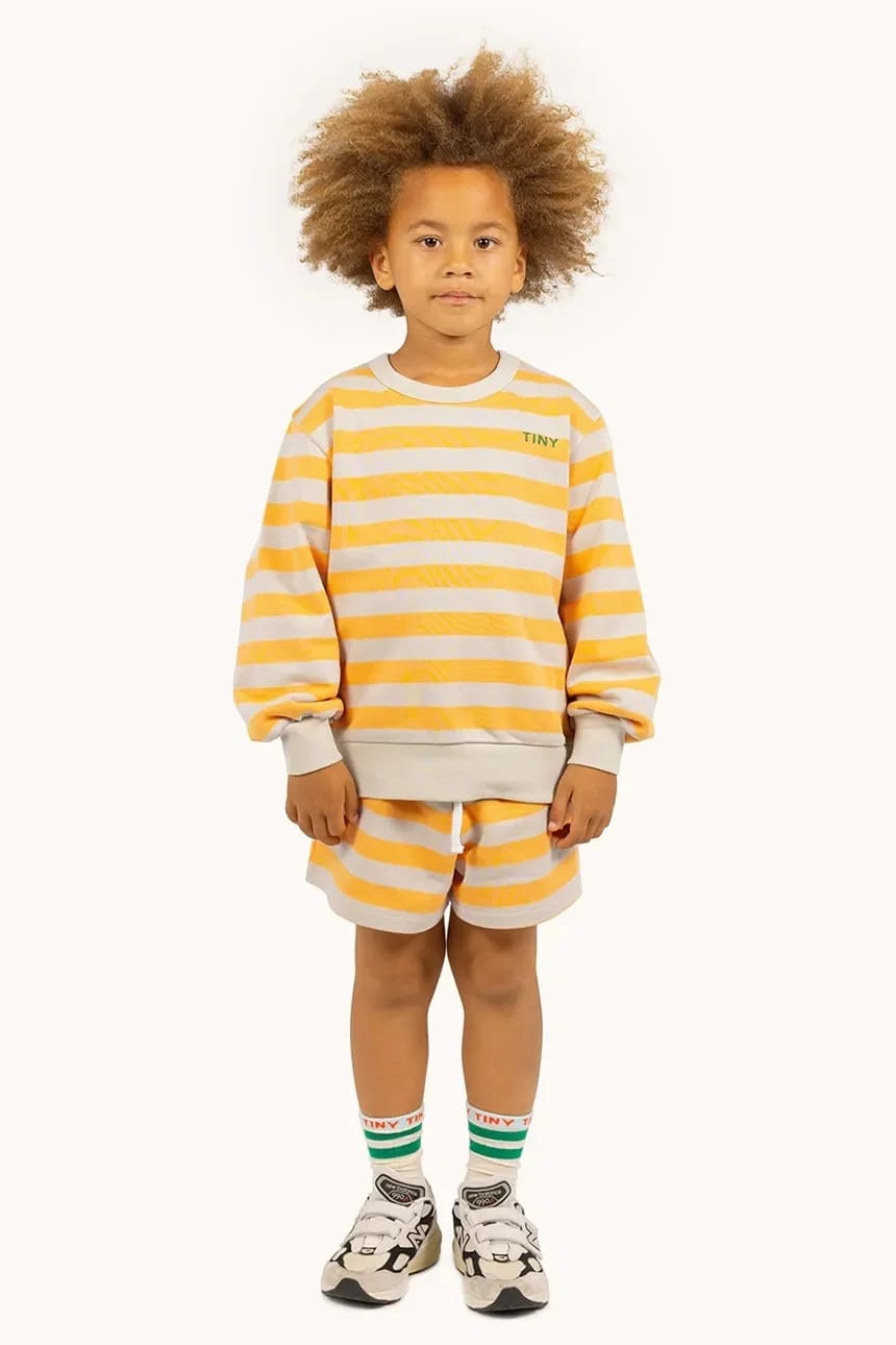 Детская толстовка из хлопка STRIPES SEATSHIRT - фото 4