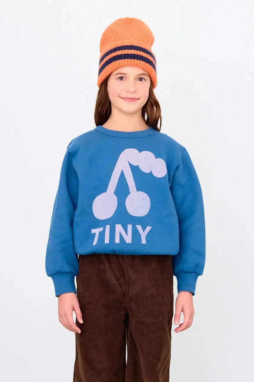 Детская хлопковая толстовка CHERRY GRAPHIC SEATSHIRT