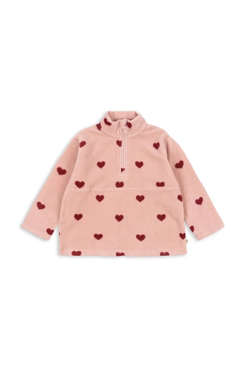 TAVI FLEECE SEATSHIRT GRS детская толстовка розовая для девочек