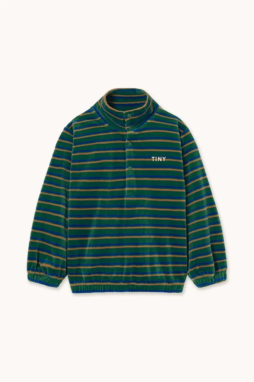 Детская толстовка DUO STRIPES MOCKNECK SWEATSHIRT - фото 2