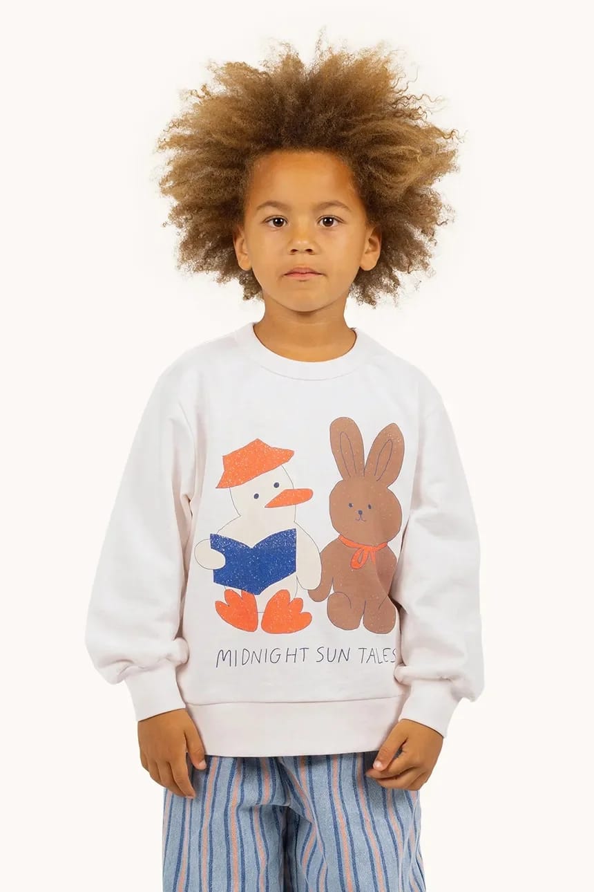 Детская толстовка из хлопка READERS GRAPHIC SEATSHIRT