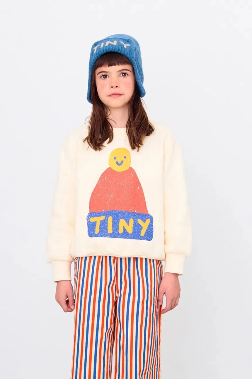 Детская толстовка из хлопка BEANIE GRAPHIC SEATSHIRT - фото 3