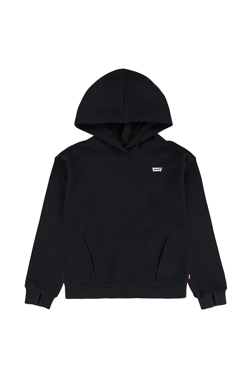 Детская толстовка BATWING PATCH HOODIE черная для девочек