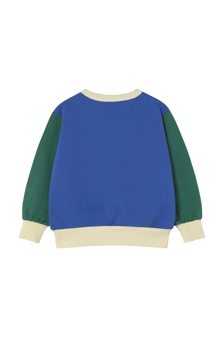 Детская толстовка из хлопка COLOR BLOCK SEATSHIRT - фото 3