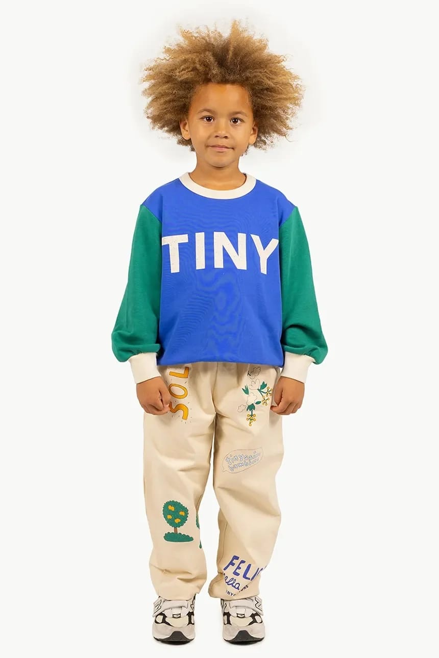 Детская толстовка из хлопка COLOR BLOCK SEATSHIRT - фото 4