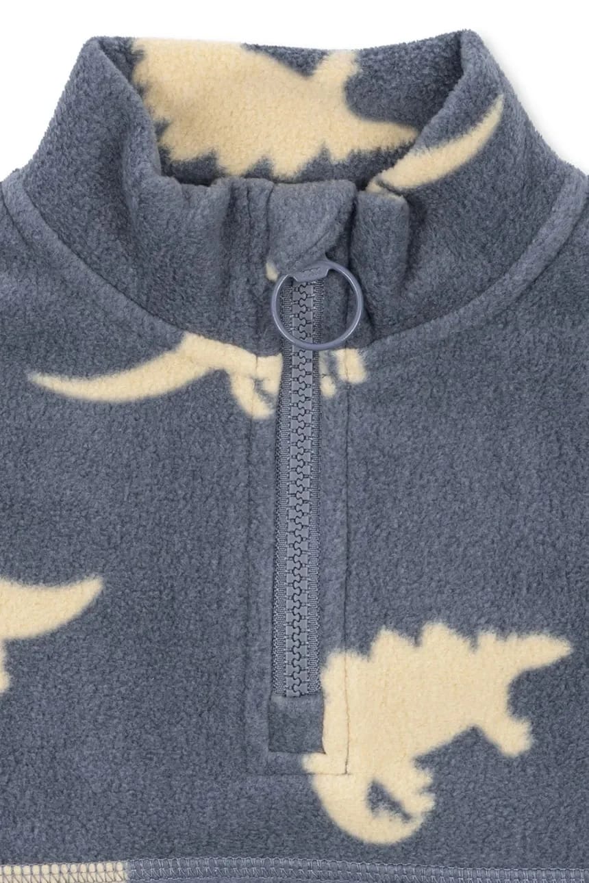 TAVI FLEECE SEATSHIRT GRS детская толстовка синяя для мальчиков - фото 3