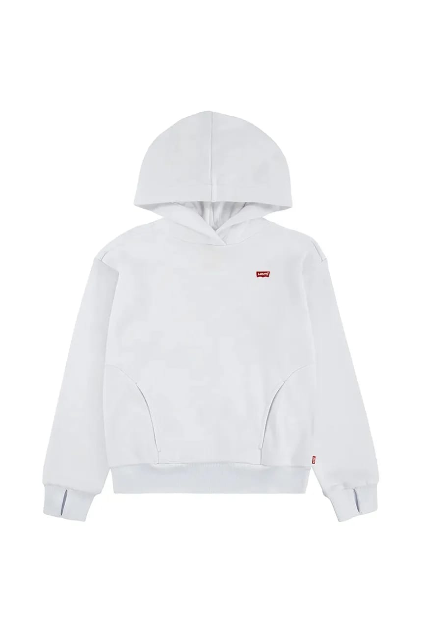 Детская толстовка BATWING PATCH HOODIE белая для девочек