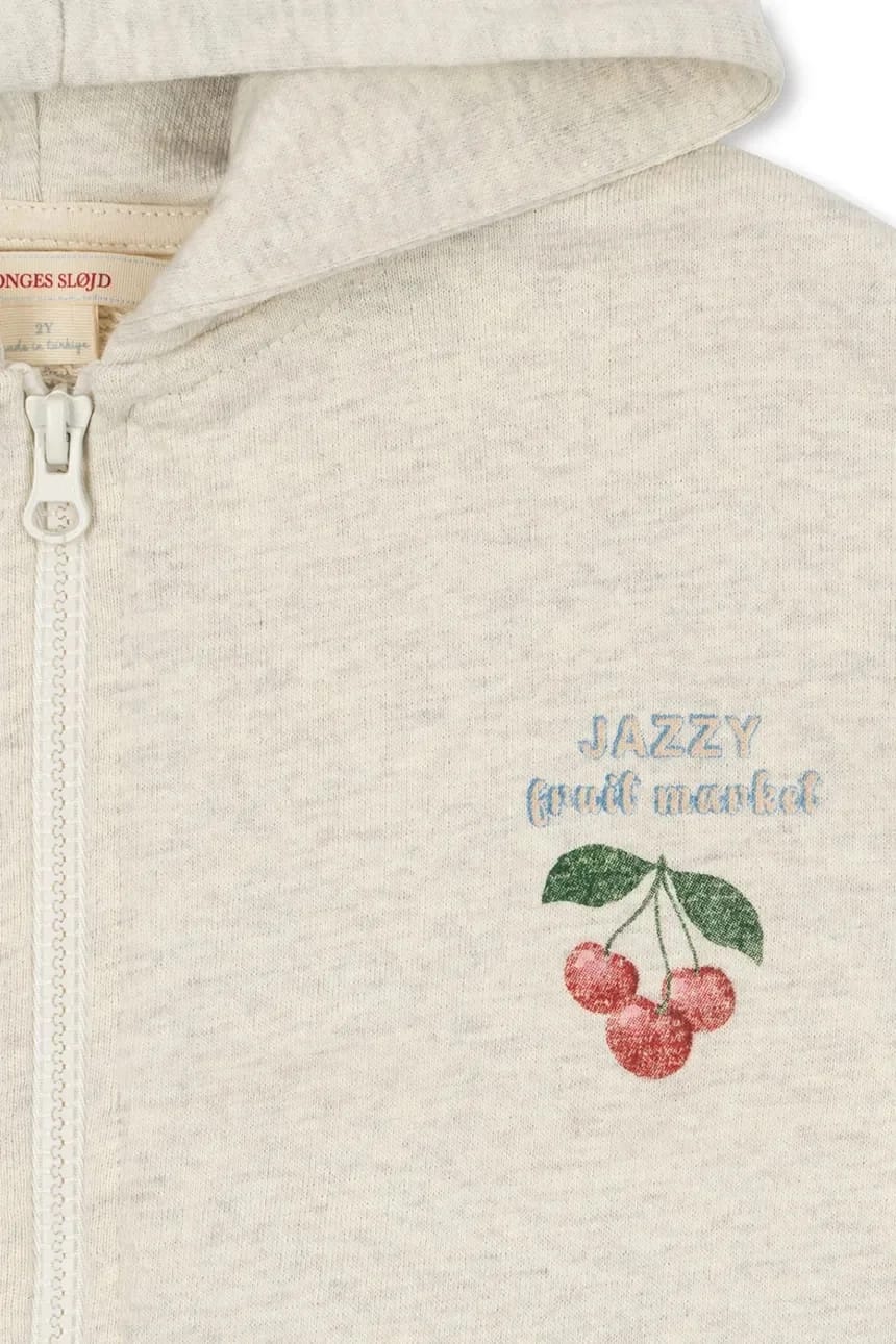 Детская хлопковая толстовка LOUPY SWEAT ZIP HOOD OCS - фото 4