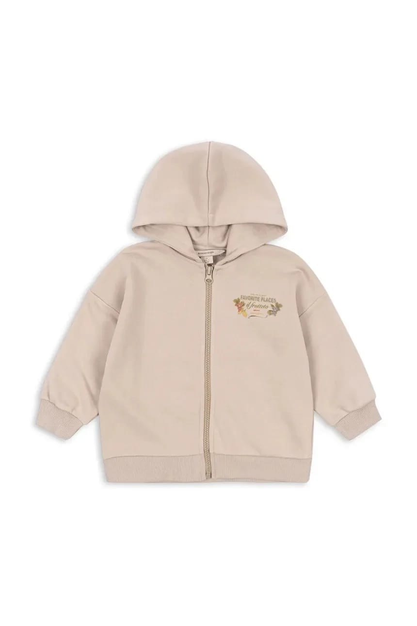 Детская хлопковая толстовка LOU SWEAT ZIP HOOD OCS