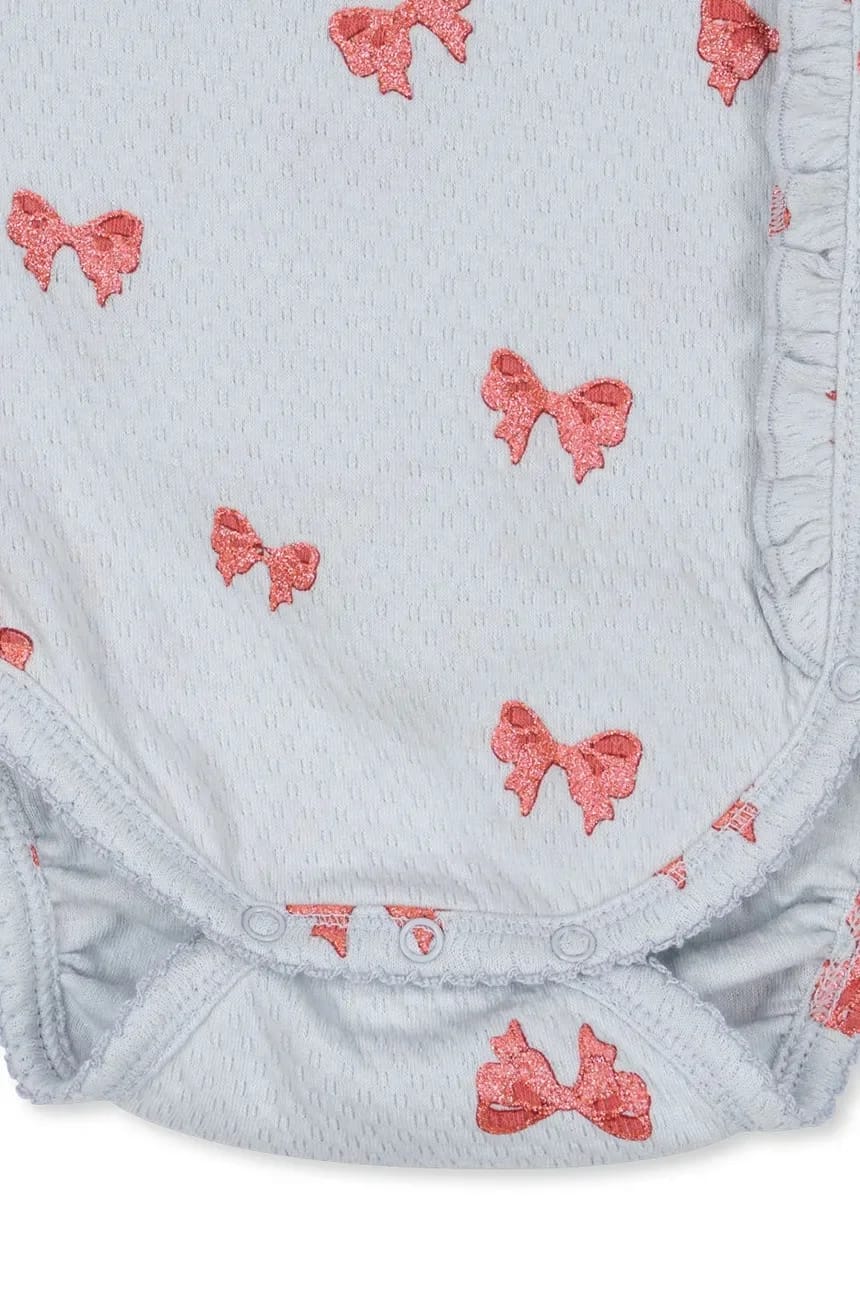 Хлопковое детское боди SUI NEWBORN FRILL BODY GOTS - фото 5