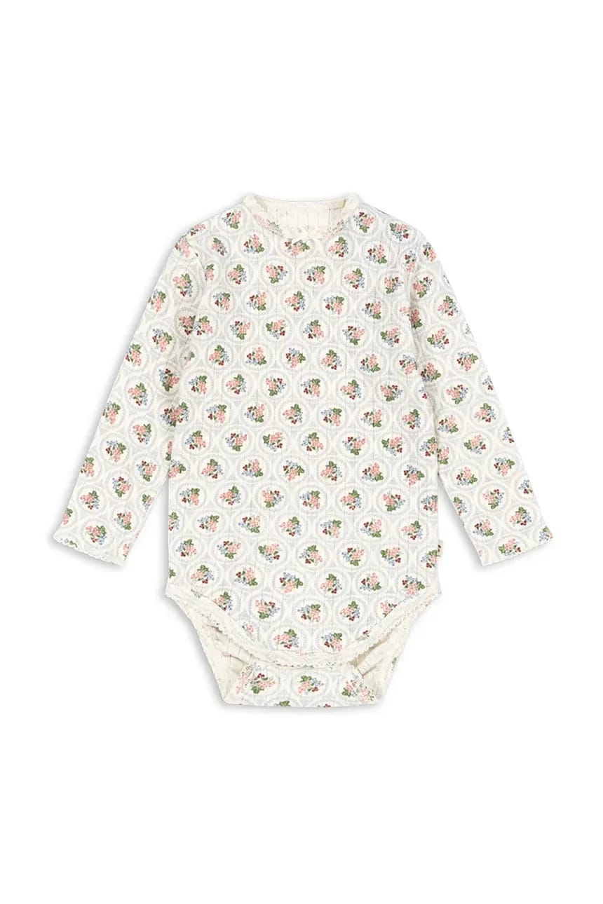 Хлопковое детское боди MINNIE BODY GOTS многоцветный для девочек