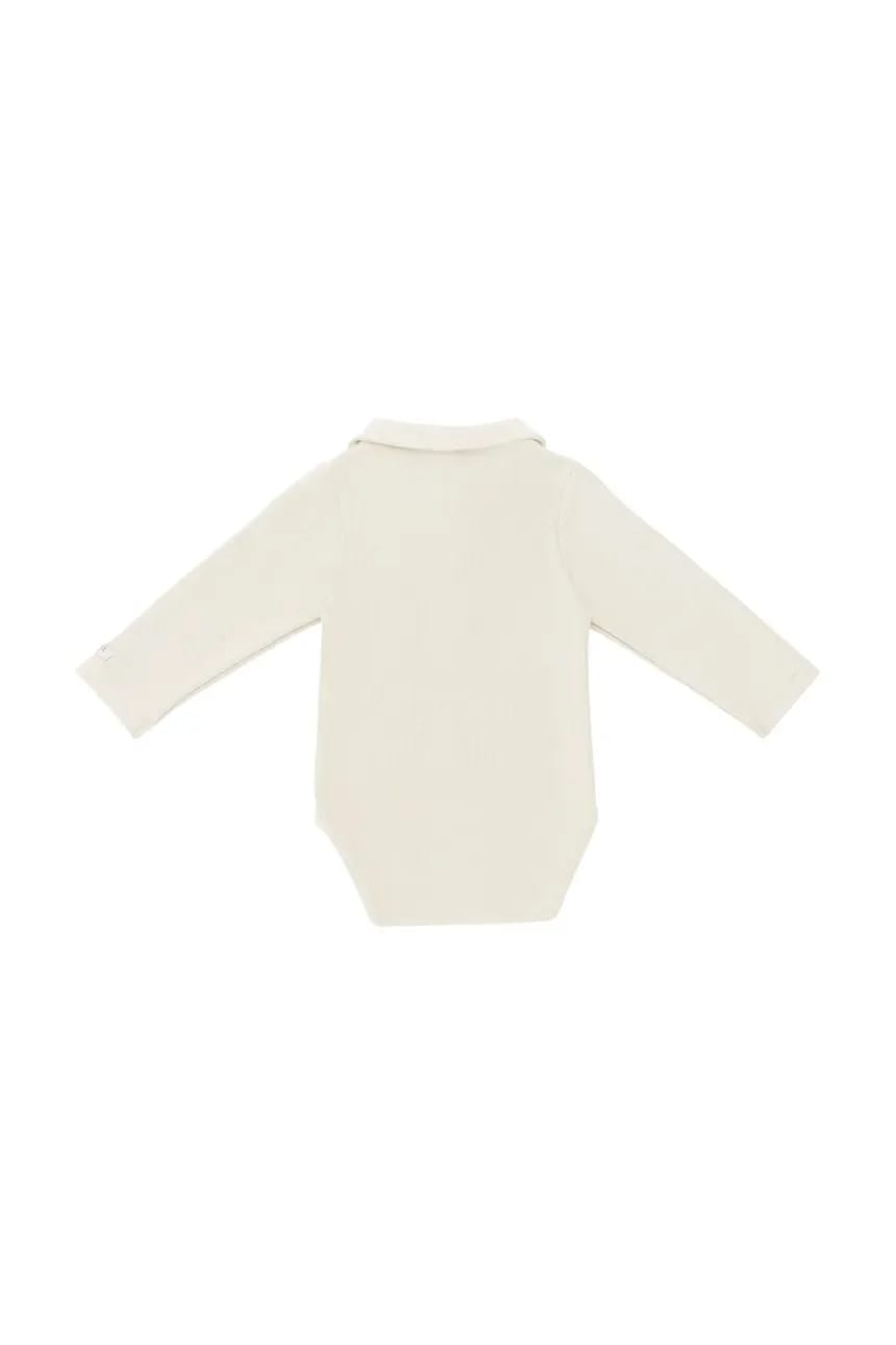 Хлопковое детское боди Polau Bodysuit Gingerbread - фото 3