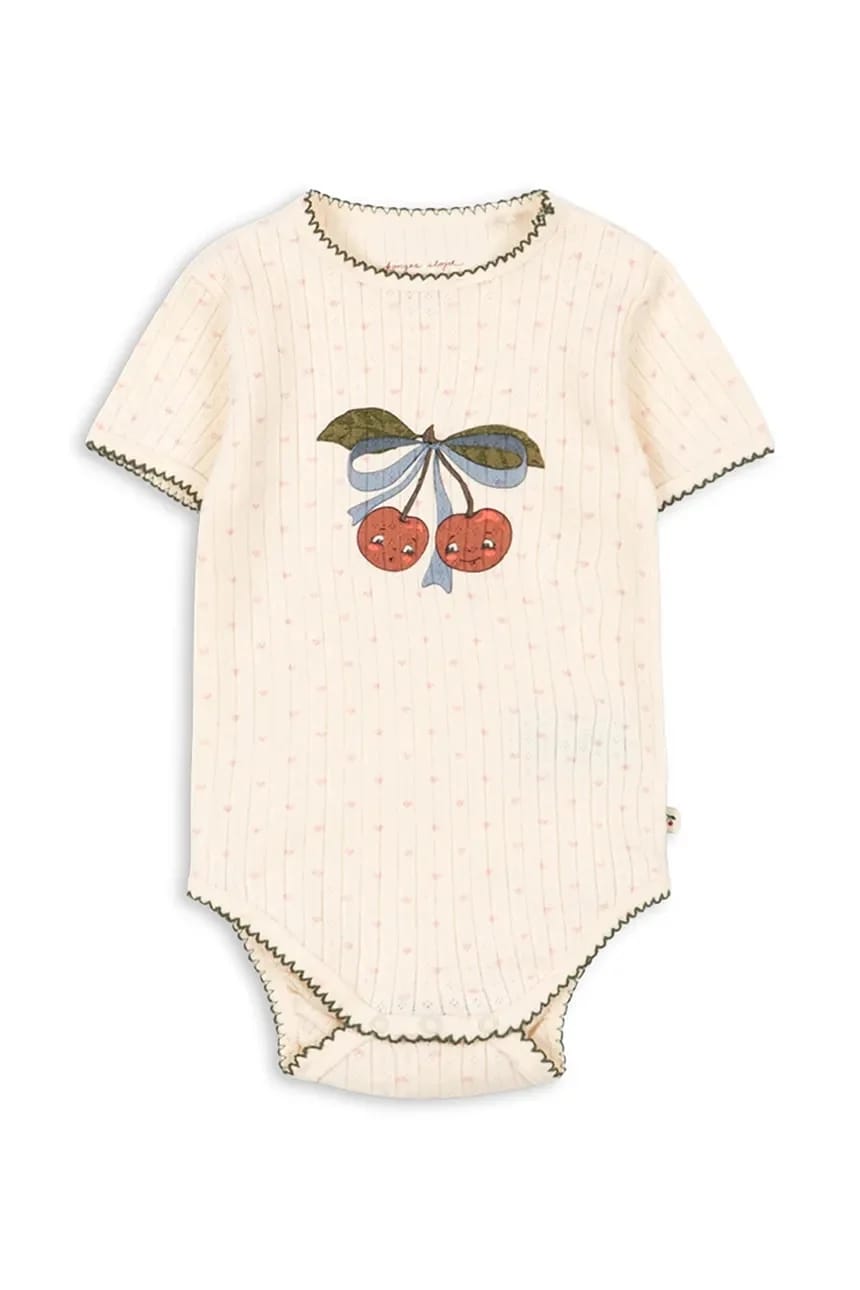 Хлопковое детское боди MINNIE SS BODY GOTS - фото 2