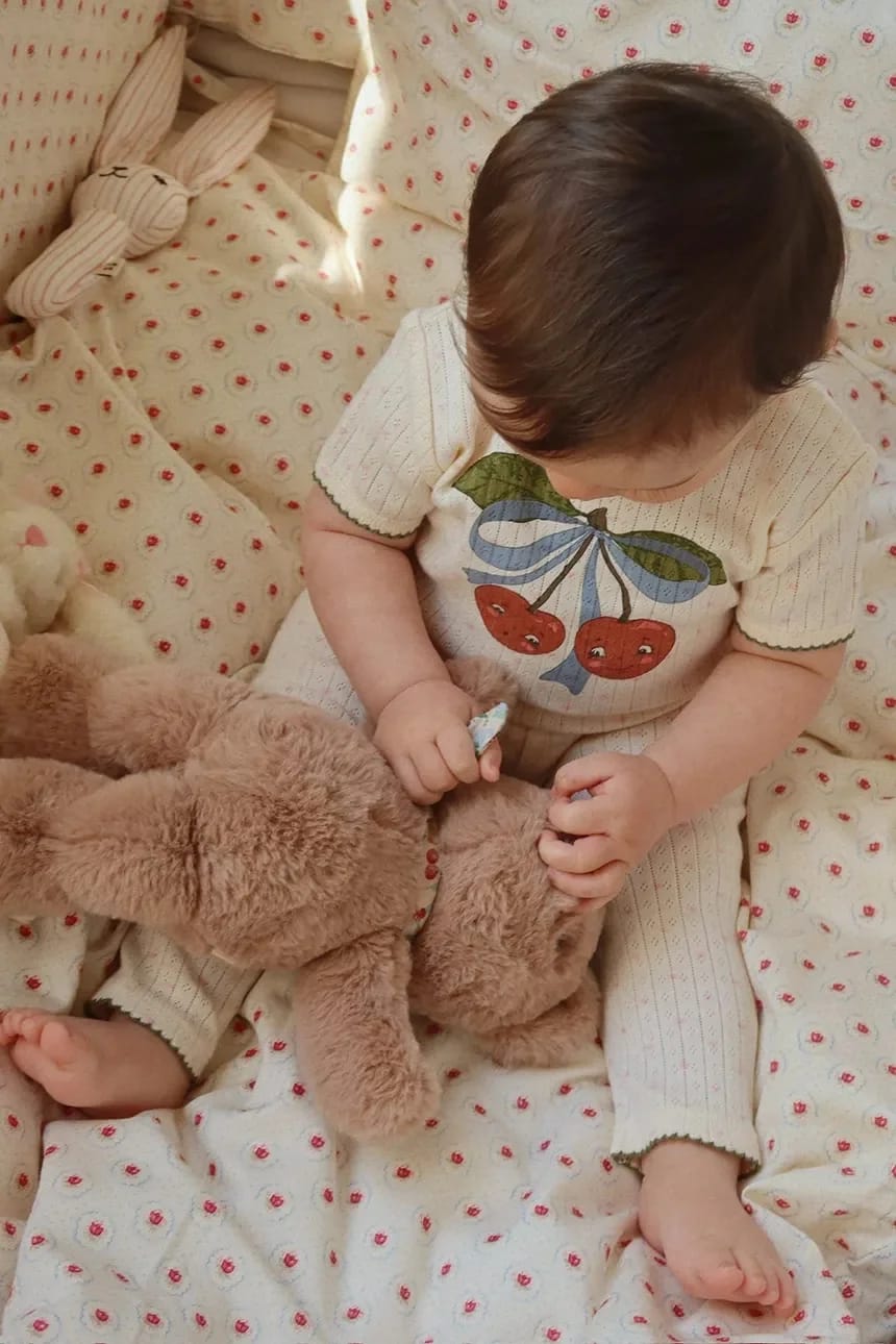 Хлопковое детское боди MINNIE SS BODY GOTS - фото 7