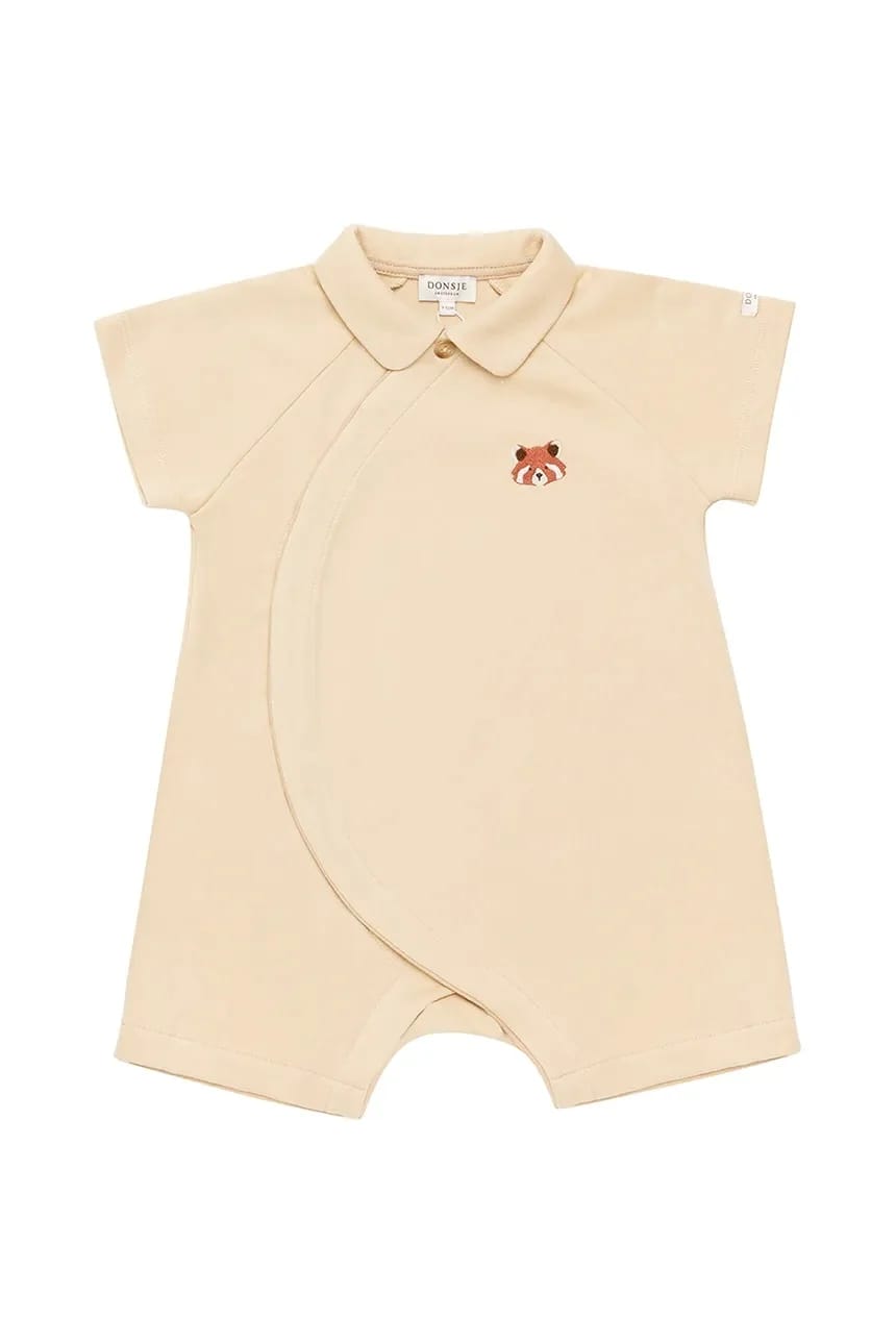 Хлопковый детский комбинезон Adriaen Playsuit Red Panda - фото 2
