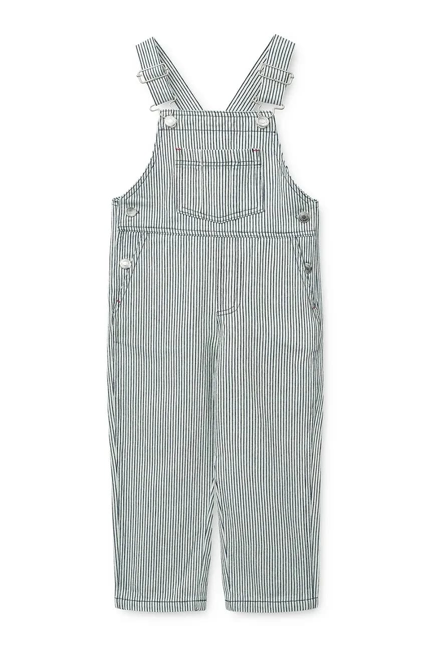 Детские джинсы Delani Stripe Denim Dungarees - фото 2