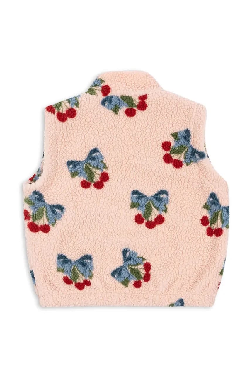 JODY TEDDY VEST GRS детский жилет розовый для девочек - фото 2