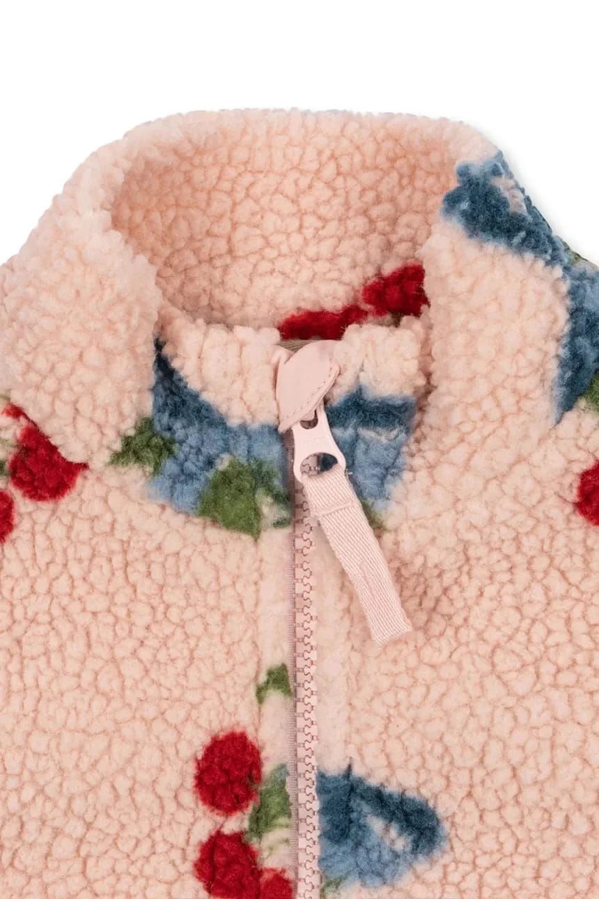 JODY TEDDY VEST GRS детский жилет розовый для девочек - фото 3