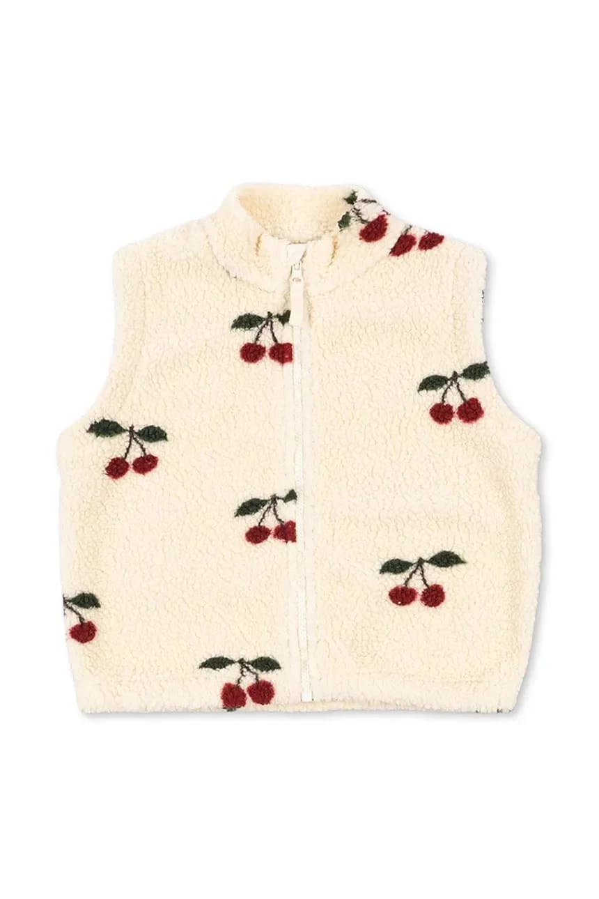 JODY TEDDY VEST GRS детский жилет бежевый для мальчиков
