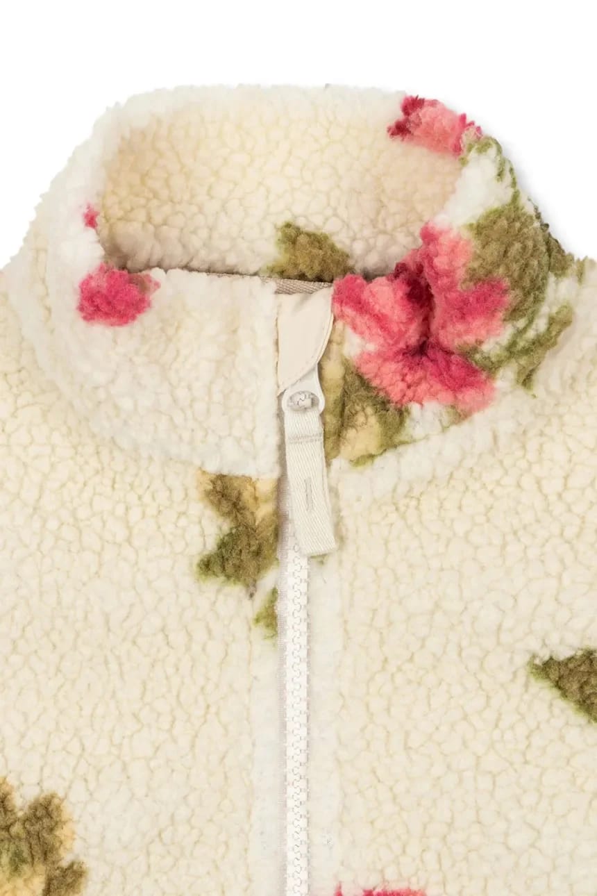 JODY TEDDY JACKET GRS детская куртка бежевая для девочек - фото 4