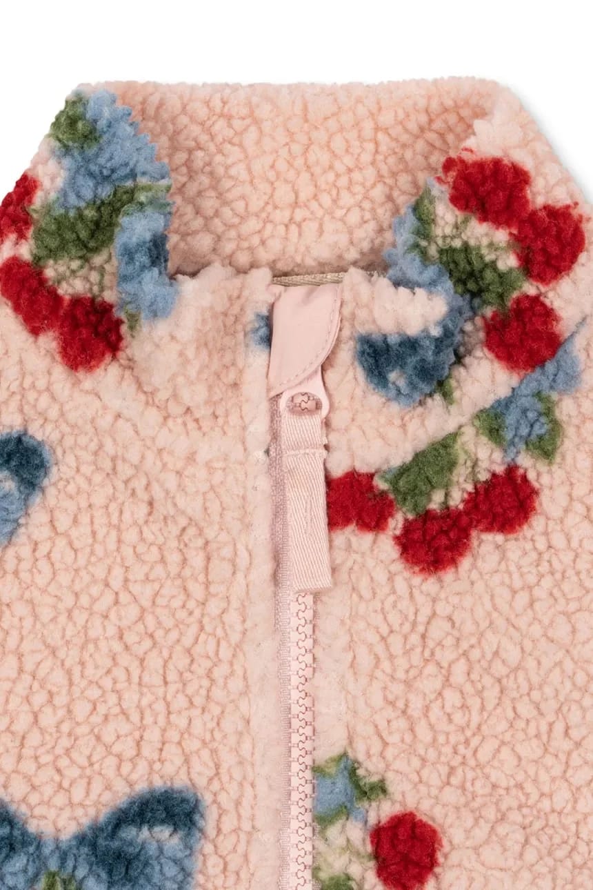 JODY TEDDY JACKET GRS детская куртка розовая для девочек - фото 3