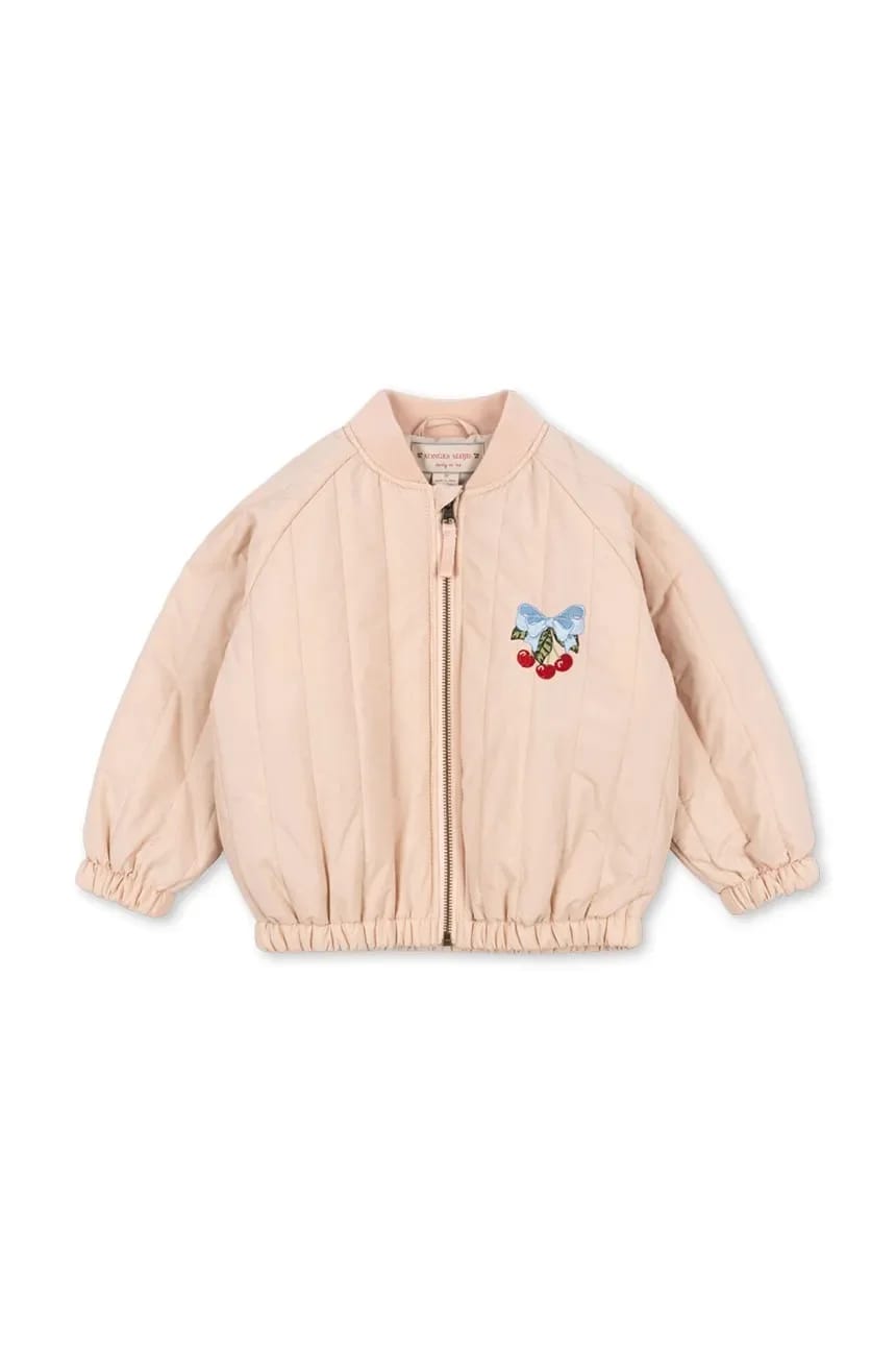 JUNO BOMBER JACKET детский бомбер бежевый для девочек - фото 2
