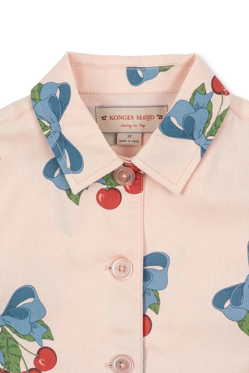 Детская хлопковая куртка FRANKIE SHIRT JACKET GOTS - фото 4