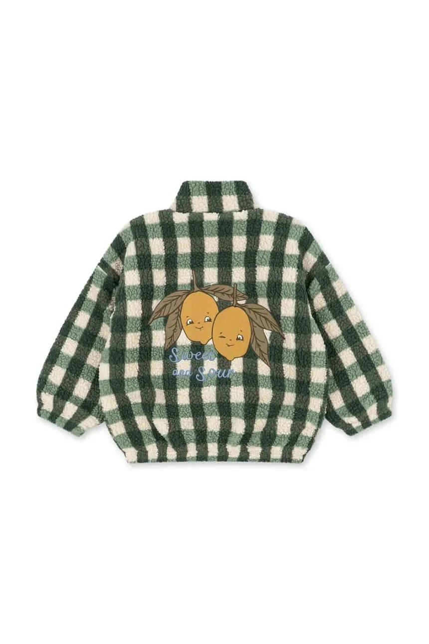 JODY TEDDY JACKET GRS детская куртка зеленая для мальчиков - фото 2