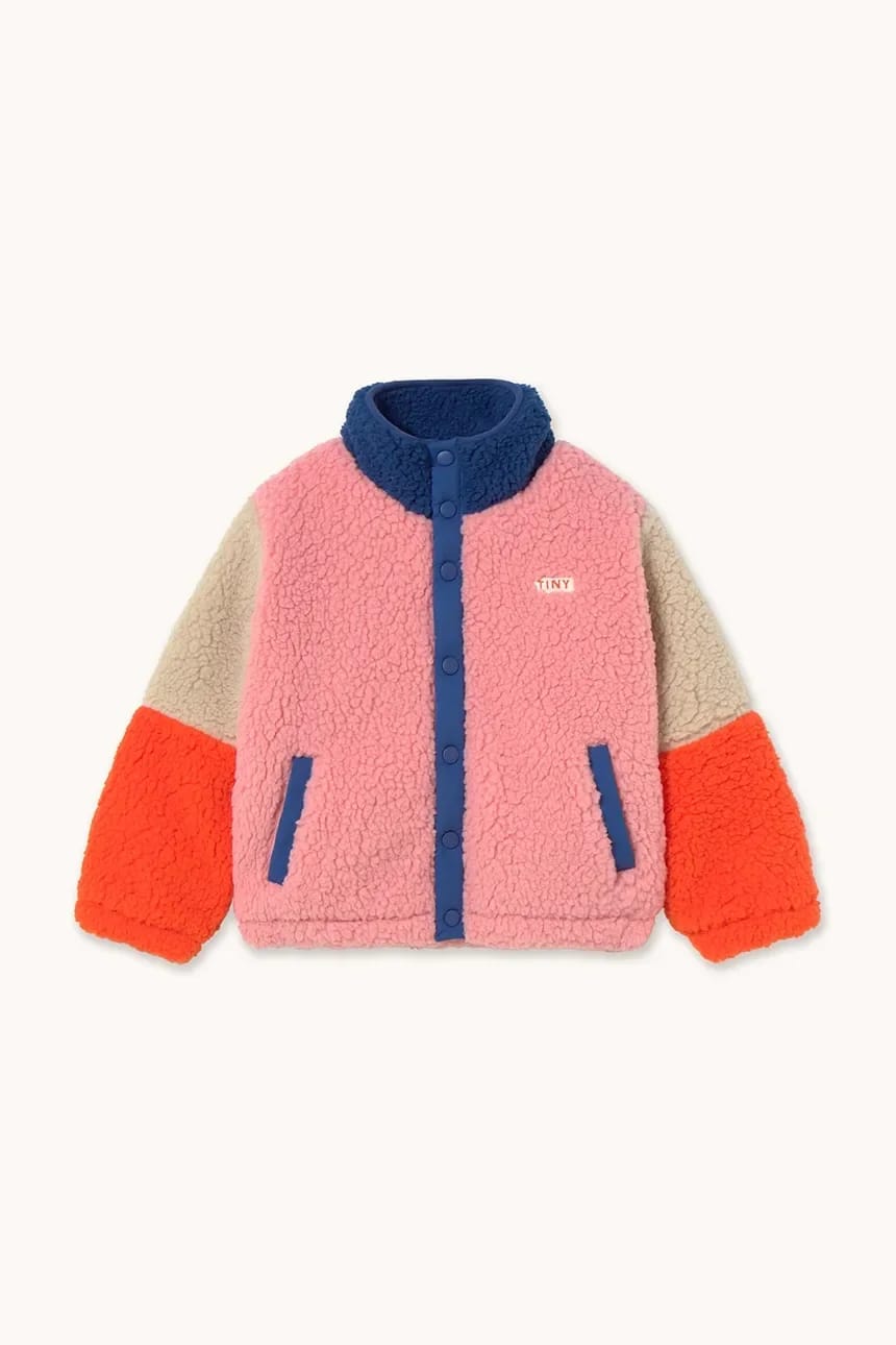 Детская куртка COLOR BLOCK POLAR SHERPA JACKET - фото 2