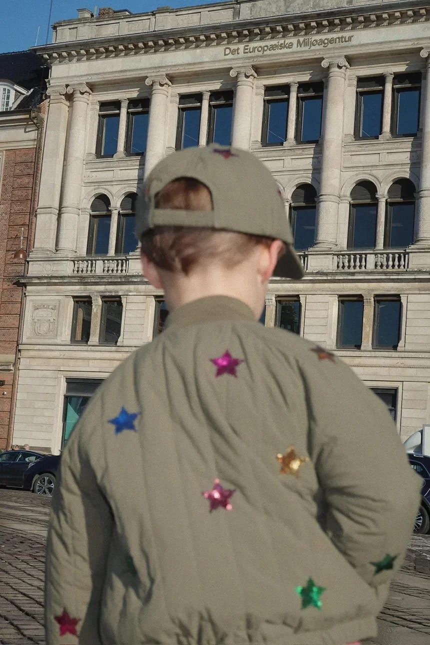 JUNO SEQUIN BOMBER JACKET детский бомбер зеленый для мальчиков - фото 6