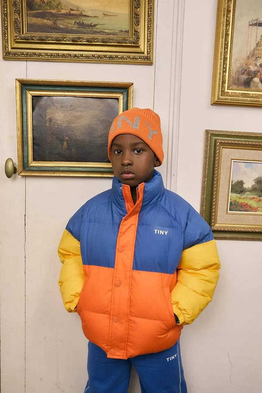 Детская куртка COLOR BLOCK SHORT PADDED JACKET