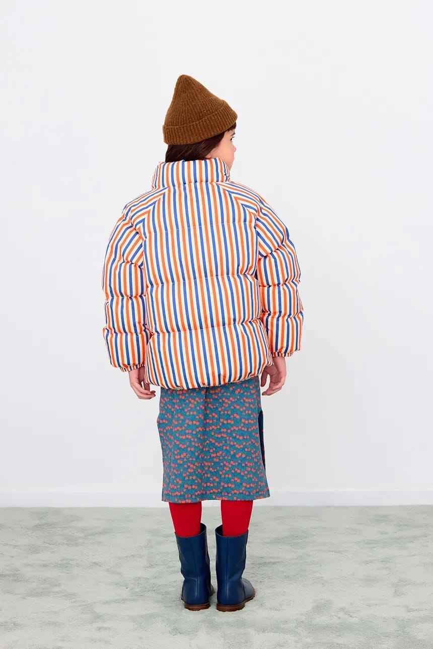Детская куртка STRIPES SHORT PADDED JACKET - фото 4