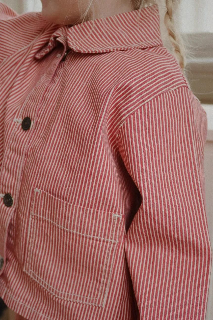 Детская хлопковая куртка LUC SHIRT JACKET GOTS - фото 6