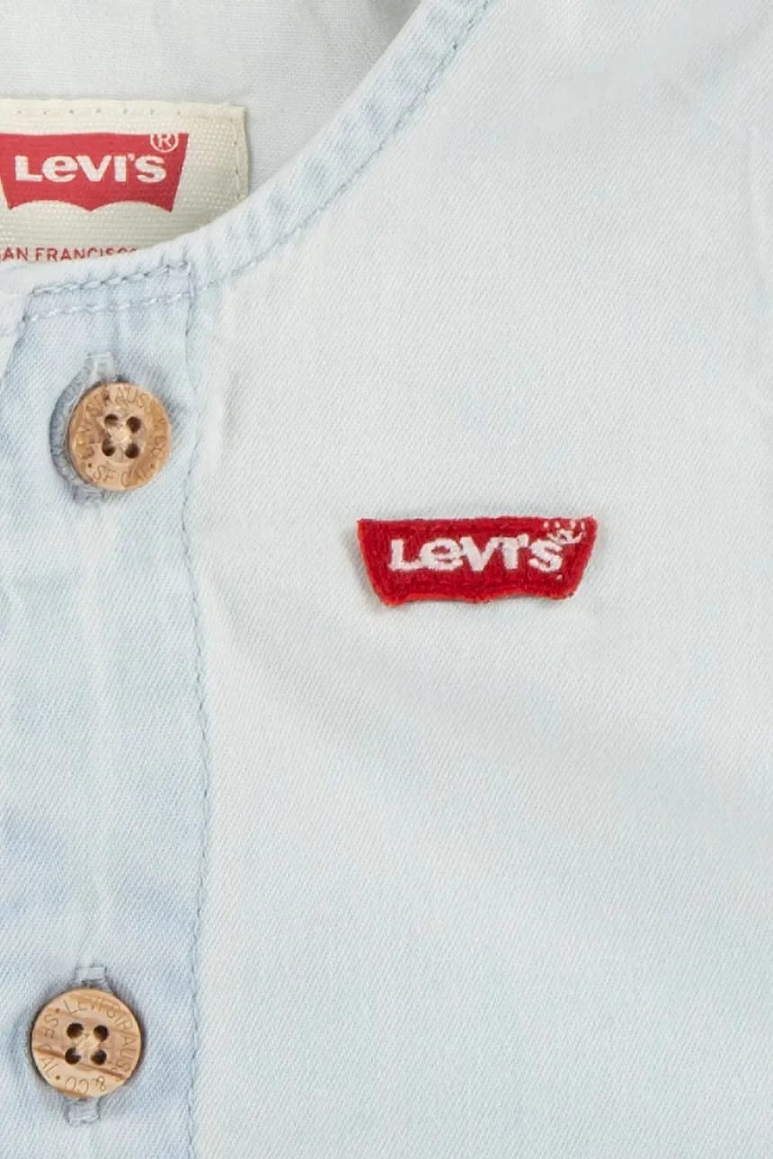 Детские хлопковые комбинезоны LVB DENIM ROMPER & BUCKET HAP - фото 3