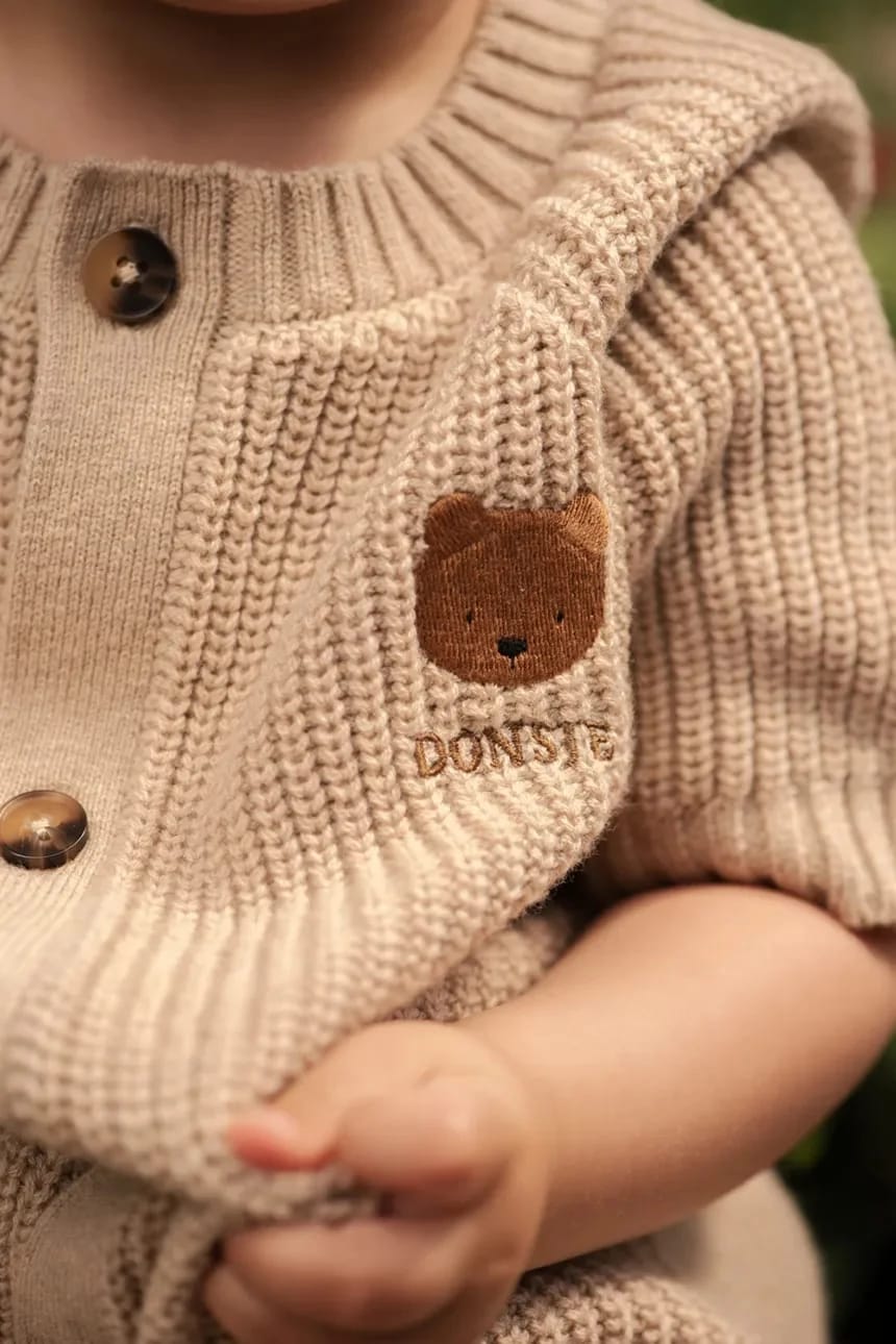 Baby Dantje Jumpsuit Комбинезон с шерстяным мишкой - фото 7