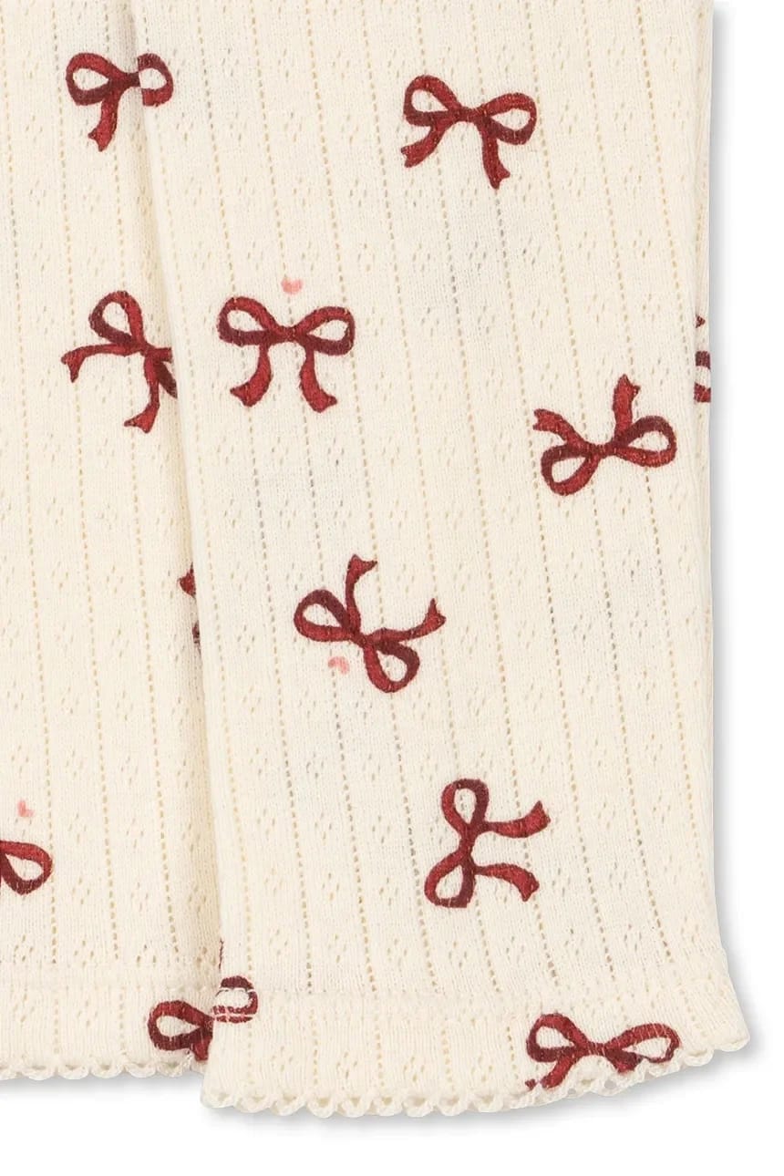 Детские хлопковые леггинсы MINNIE PANTS GOTS бежевые для мальчиков - фото 4