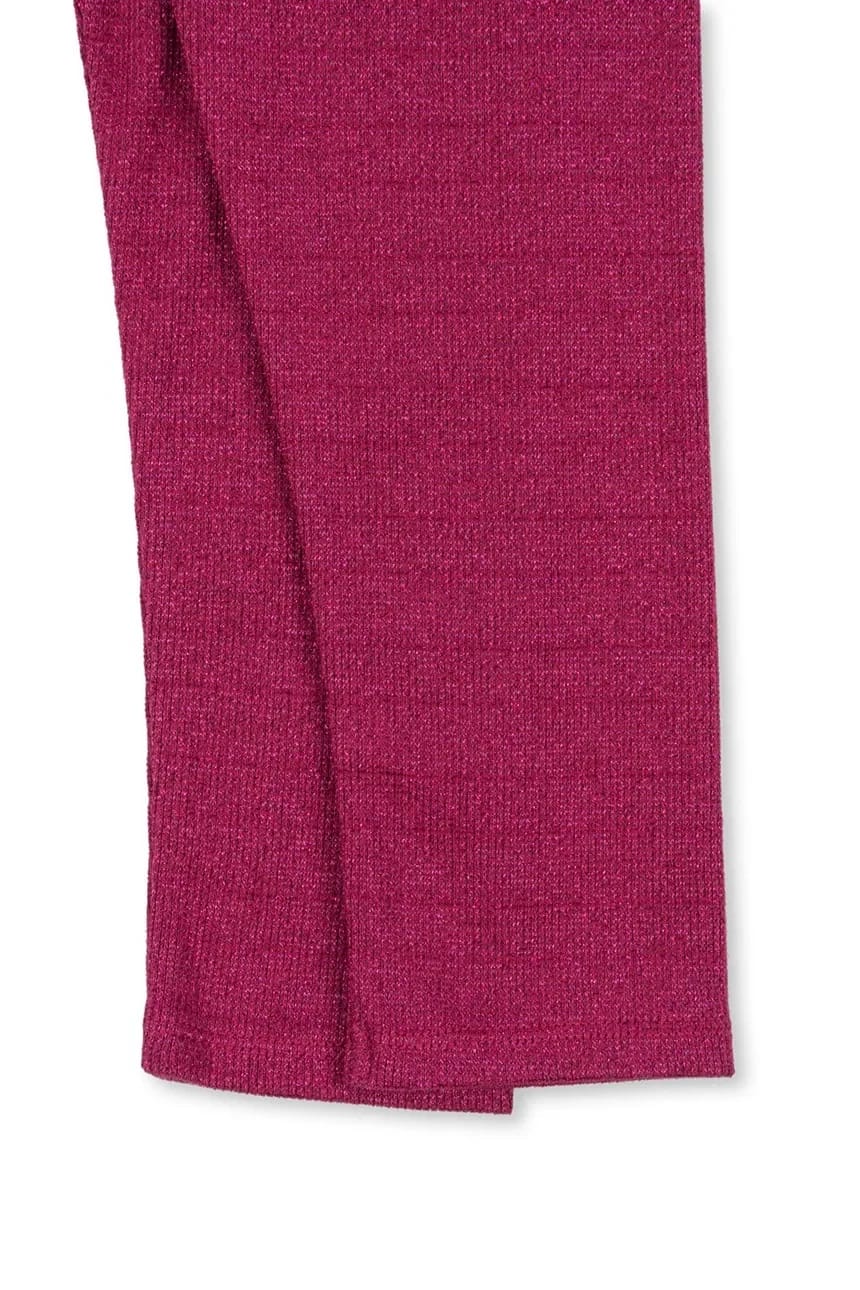 Детские леггинсы ROLI PANTS бордовые для девочек - фото 4