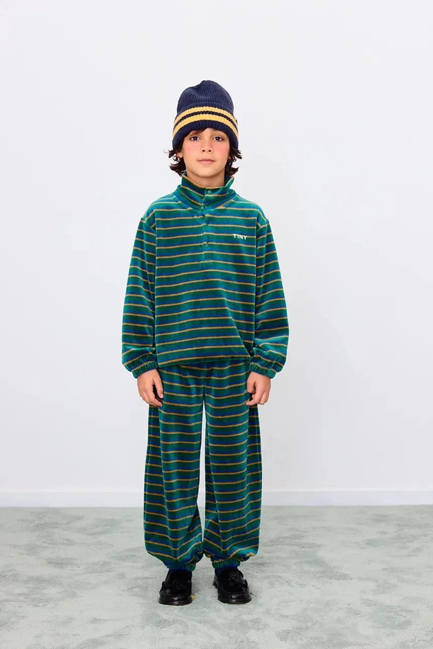 Детские хлопковые спортивные штаны DUO STRIPES SEATPANT