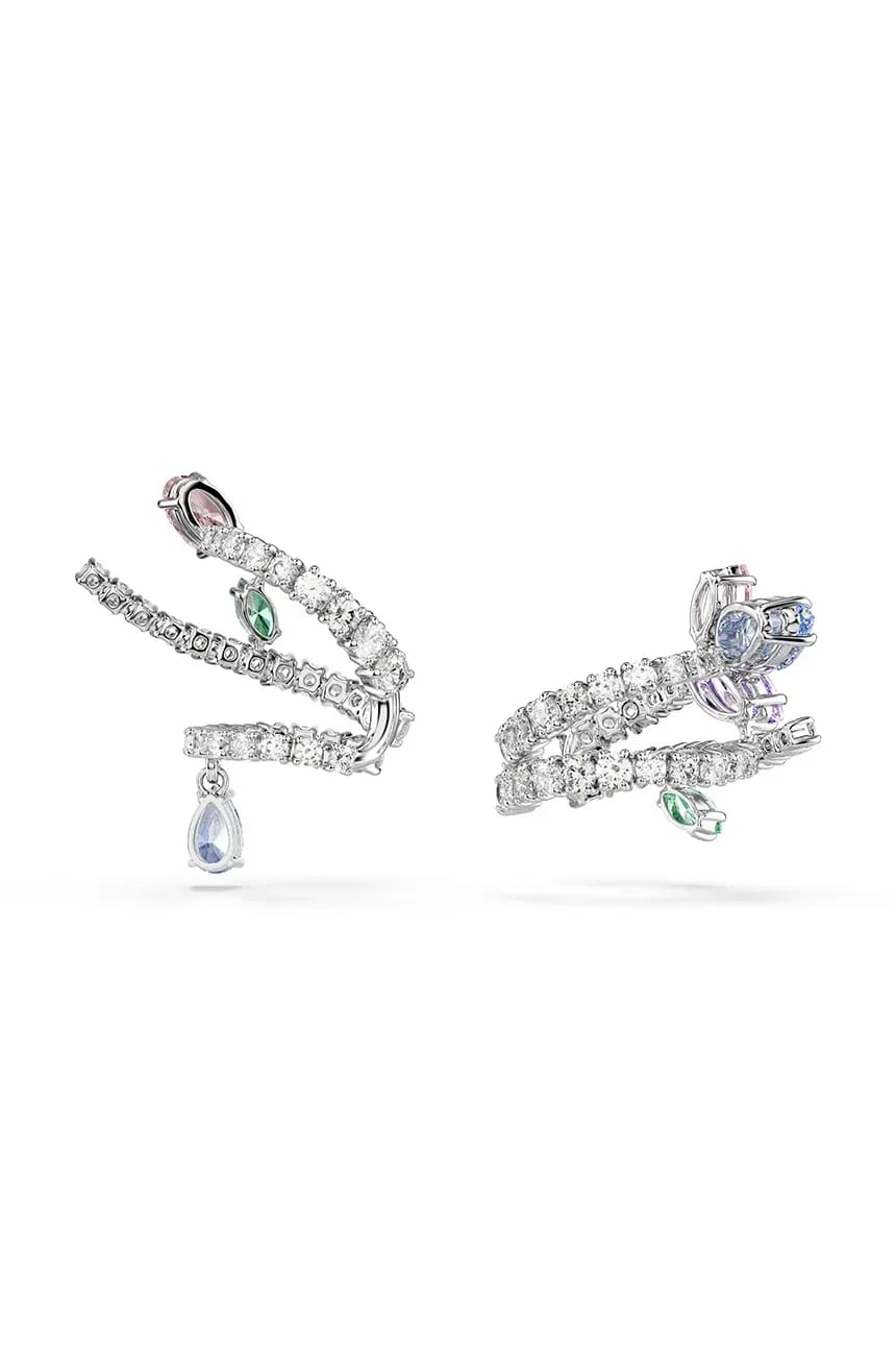 Женские серьги-кафф Ariana Grande с металлическим цирконом x Swarovski - фото 3
