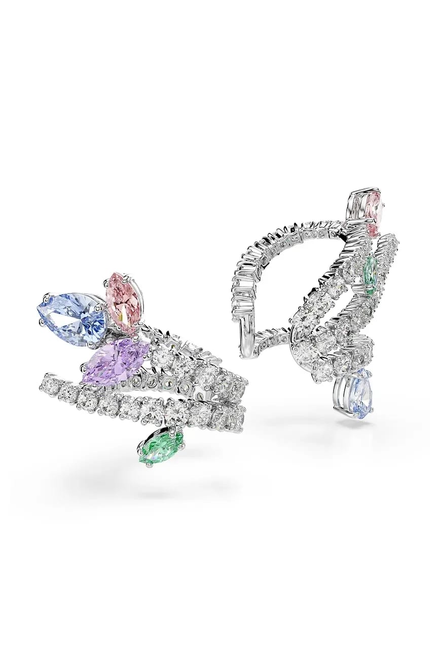 Женские серьги-кафф Ariana Grande с металлическим цирконом x Swarovski - фото 4