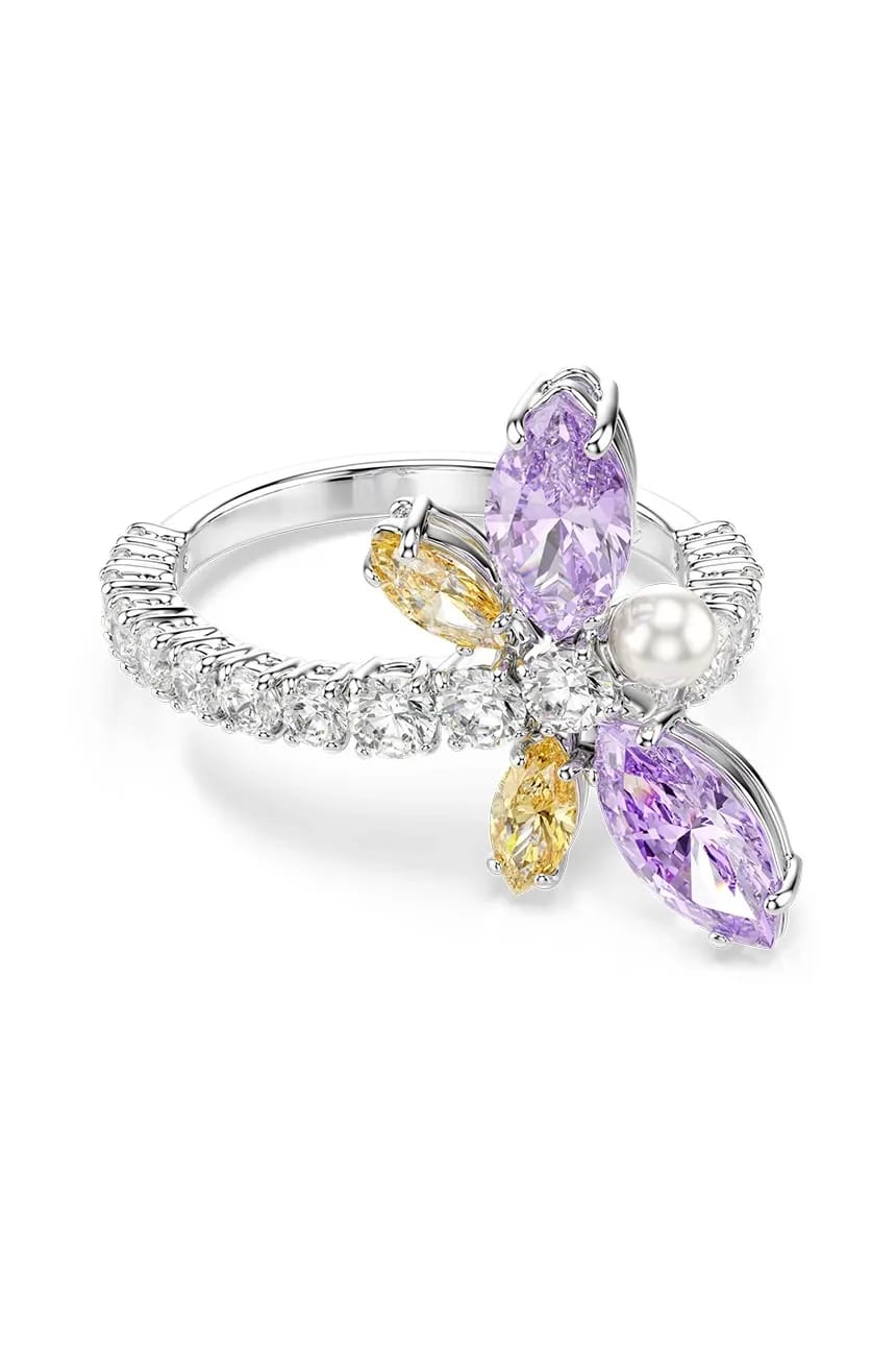 Женское металлическое кольцо с цирконом Ariana Grande x Swarovski