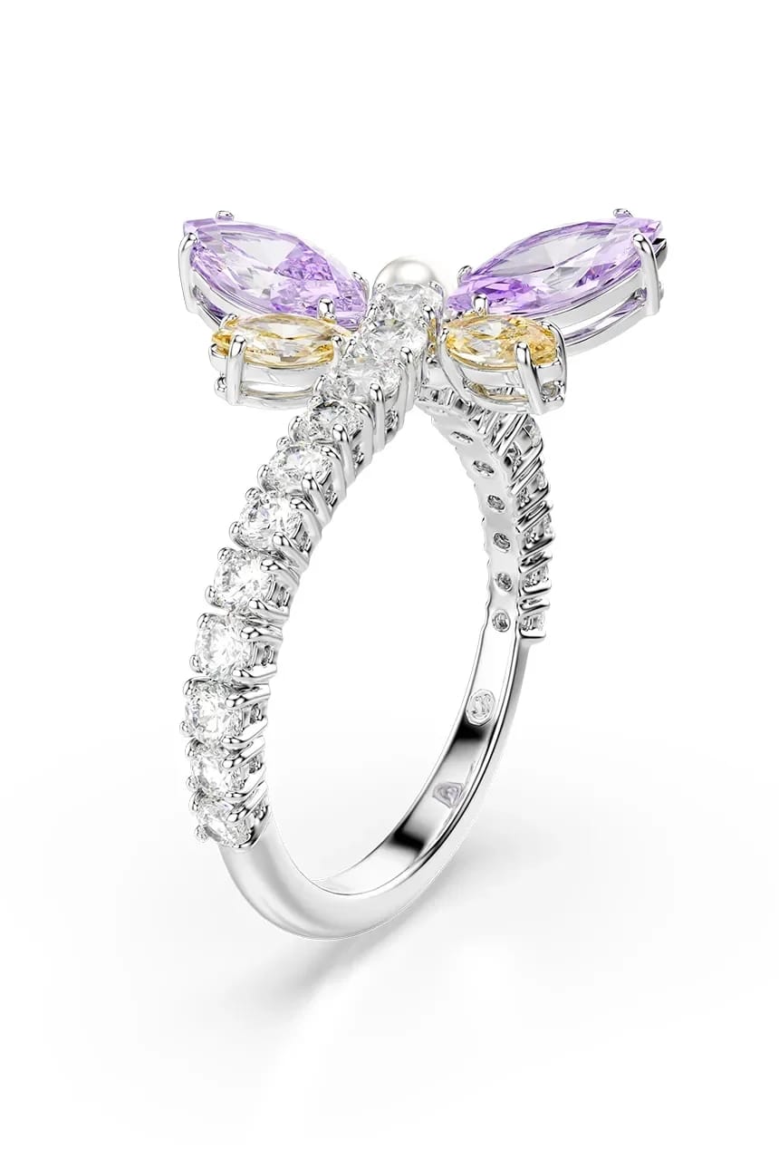 Женское металлическое кольцо с цирконом Ariana Grande x Swarovski - фото 3