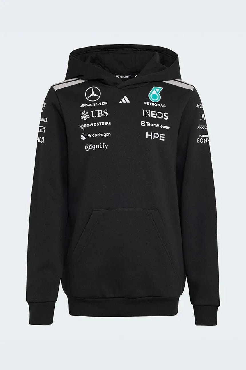 Детская толстовка MERCEDES черная для мальчиков