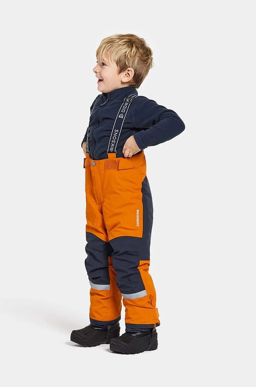 Детские лыжные штаны IDRE KIDS PANTS апельсин для мальчиков - фото 4