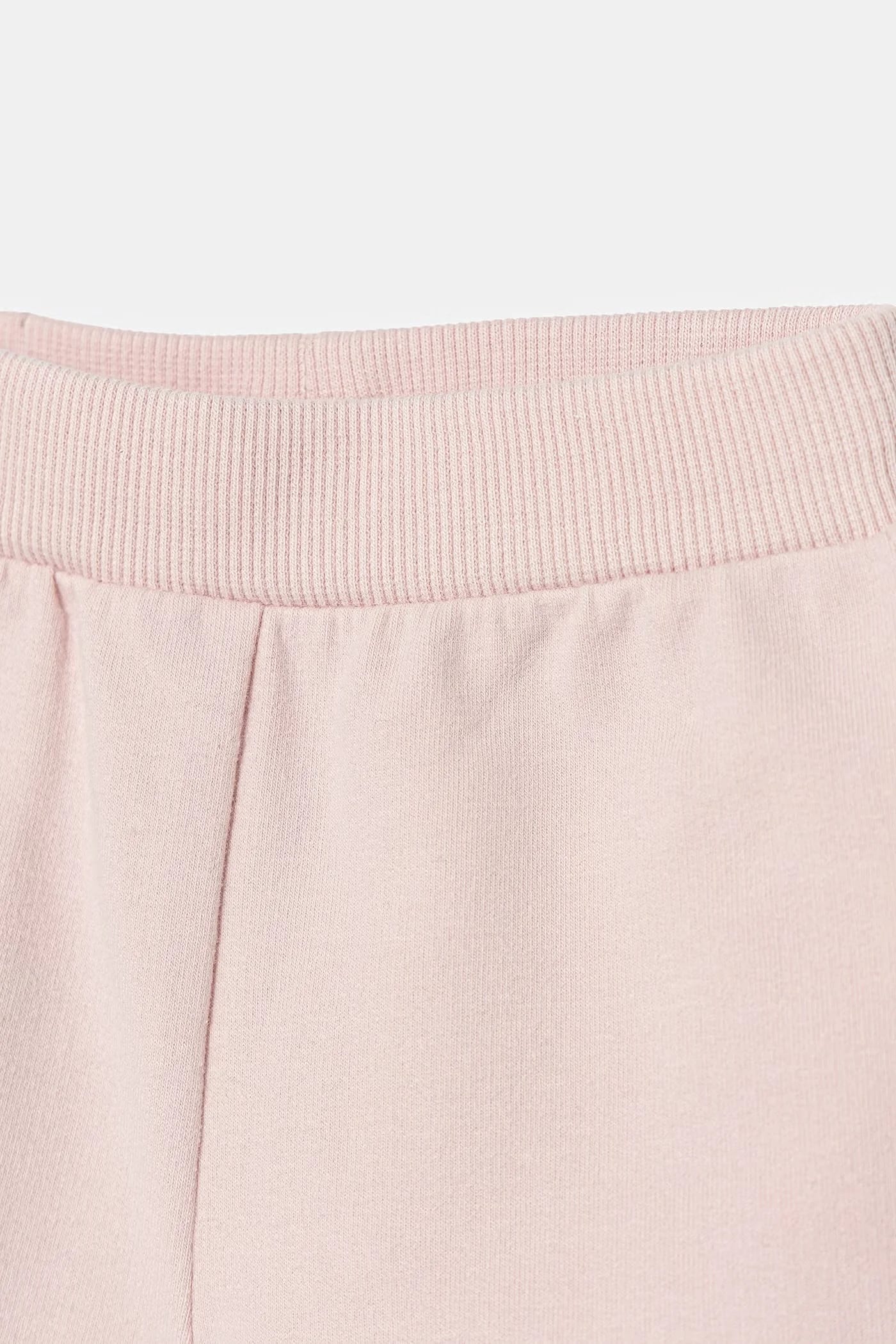 Детские спортивные штаны из хлопка с эластаном розовый для мальчиков - фото 3