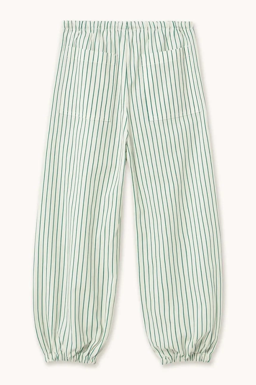 Детские брюки с добавлением льна EMERALD STRIPES PANT - фото 3